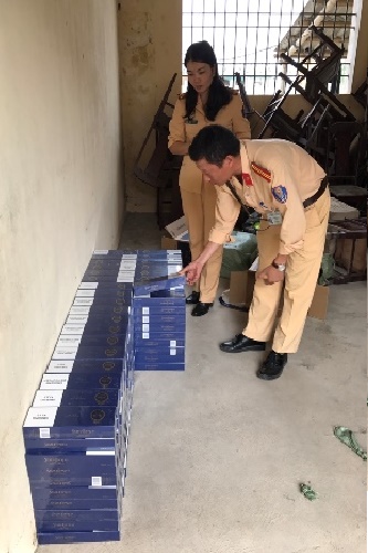 thanh hoa bat vu van chuyen 2500 thuoc la dieu nhap ngoai khong co giay to hop le