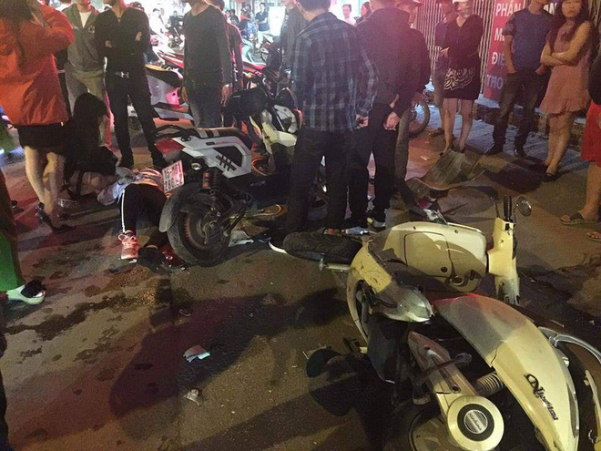 xac dinh danh tinh thanh nien vua lai xe vua hut bong cuoi dam gay xuong dui co gai tre khien nhieu nguoi bi thuong