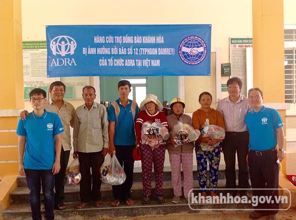 to chuc adra ho tro khanh hoa 325 trieu dong khac phuc bao