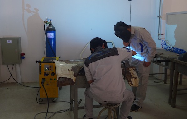 plan international viet nam ho tro xay dung xuong thuc hanh day nghe cho thanh nien