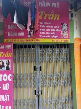 vu cat mi mat gay bao mang co so tham my khong co giay phep khong hop dong thue nha