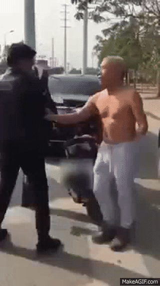 clip cu ong chi con mot tay van tung chuong voi tai xe gay tai nan dinh bo tron