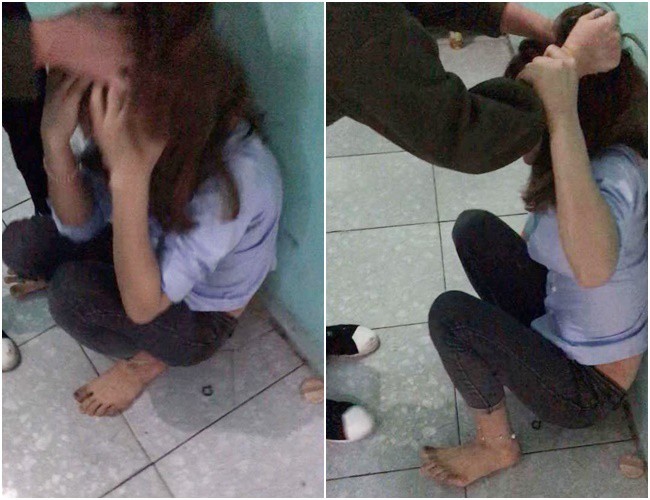 bo nhi lien tuc khoc loc xin loi khi bi vo nhan tinh tim den tan phong tro tum toc danh ghen gay xon xao