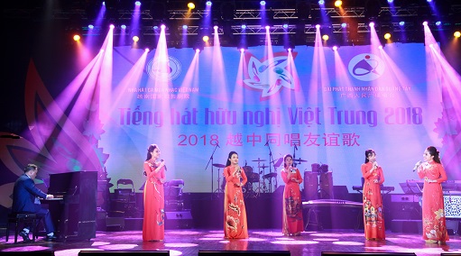 dam chat nghe thuat tham tinh huu nghi trong cuoc thi tieng hat huu nghi viet trung 2018