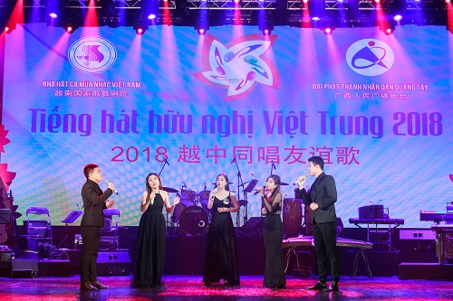 dam chat nghe thuat tham tinh huu nghi trong cuoc thi tieng hat huu nghi viet trung 2018