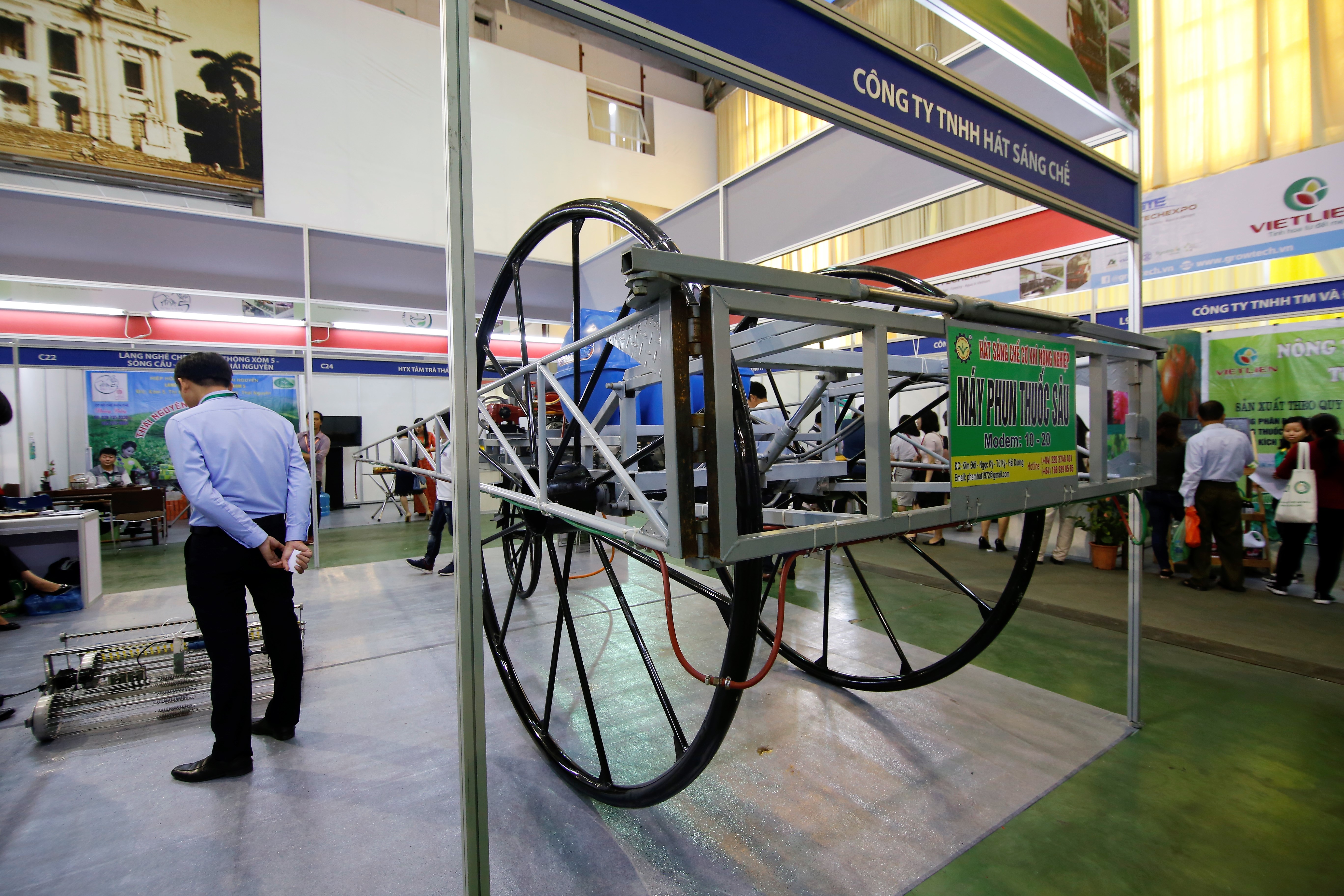 trien lam vietnam growtech 2018 san choi quoc te ve thiet bi nong nghiep