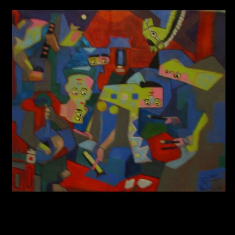 chum tranh dao nguoc cua hoa si nguyen dai giang