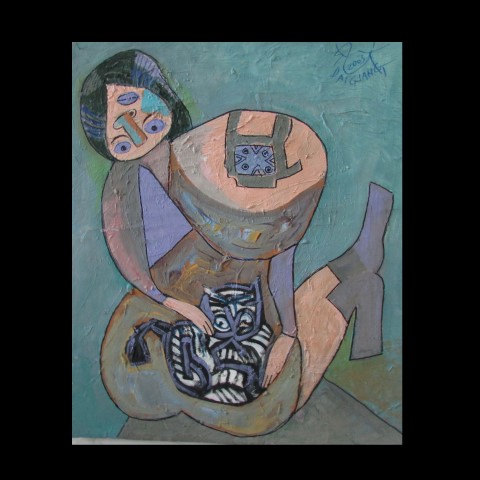 chum tranh dao nguoc cua hoa si nguyen dai giang