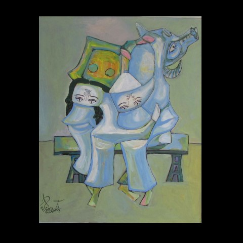 chum tranh dao nguoc cua hoa si nguyen dai giang