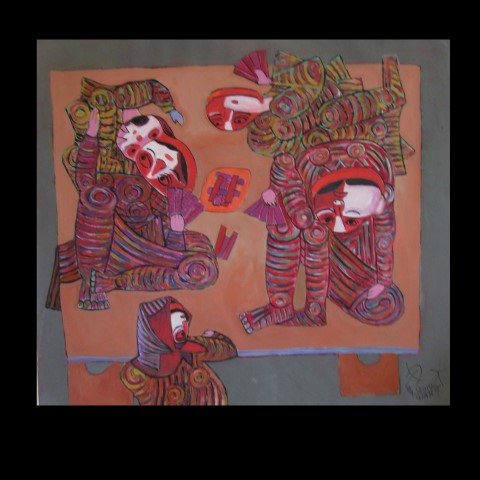 chum tranh dao nguoc cua hoa si nguyen dai giang