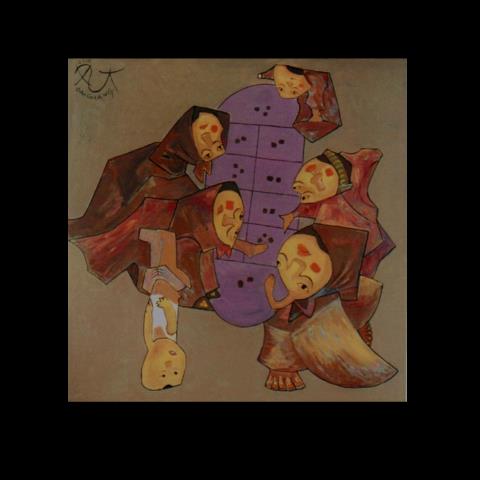 chum tranh dao nguoc cua hoa si nguyen dai giang