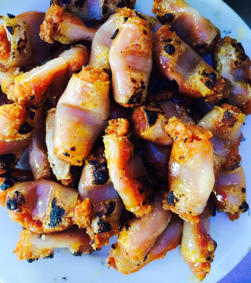 cha tom nuong xu thanh thom huong ngay gio lanh