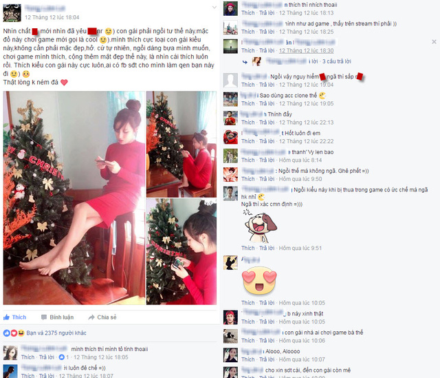 nu game thu xinh dep gay bao like vi kieu ngoi choi game lieu linh tren ghe