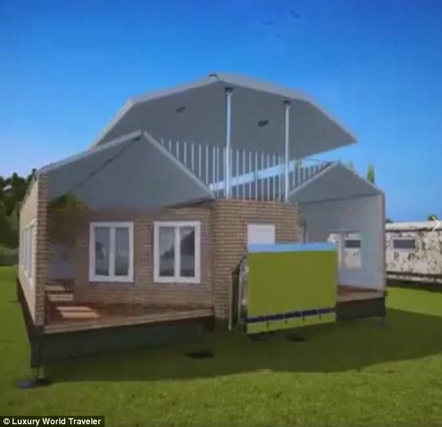 nguoi nga sang che ra loai nha co the gap lai gon gang va van chuyen bang xe tai