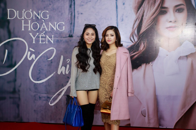 hang loat sao den chuc mung duong hoang yen ra mat phim ngan du chi la