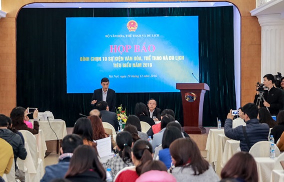 bau chon 10 su kien tieu bieu cua nganh van hoa the thao du lich