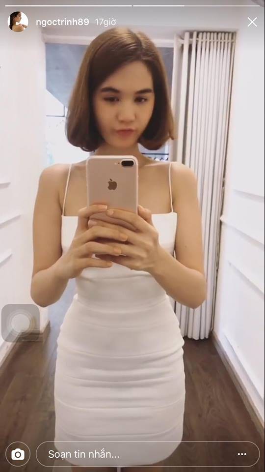 mac cung kieu vay voi ky duyen ngoc trinh khong nhung kem sang ma con tut giam phong do vi kieu toc