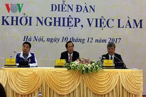 lanh dao hai bo doi thoai voi thanh nien ve khoi nghiep viec lam