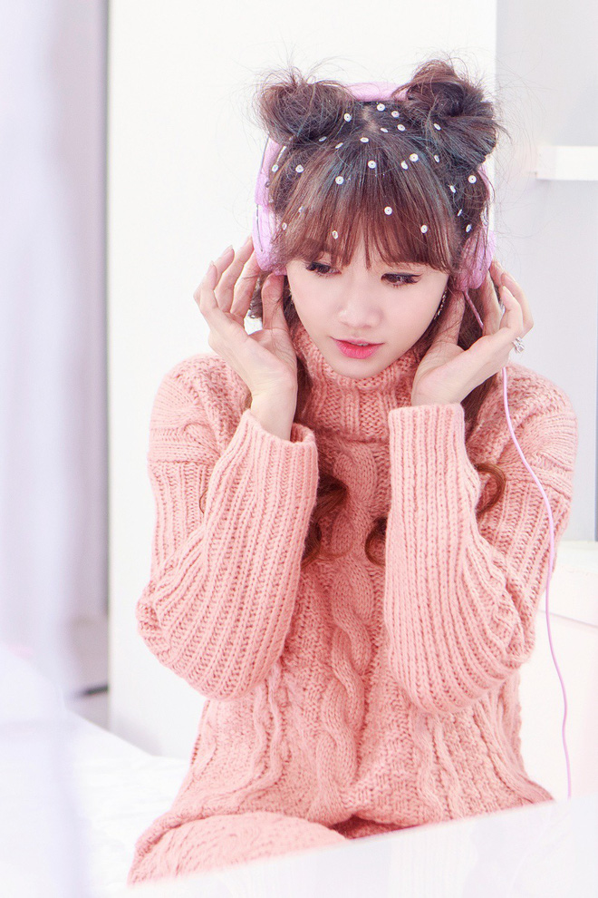 32 tuoi hari won van an dien trang diem nhu gai teen