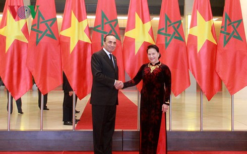 chu tich quoc hoi nguyen thi kim ngan hoi dam voi chu tich ha vien ma roc