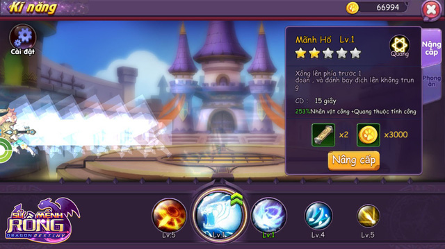 su menh rong huong dan cach nang thien phu class chien si cho nguoi moi choi