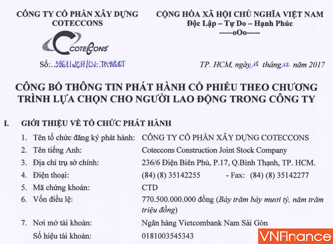 mat viec tai du an panorama nha trang coteccons phat hanh co phieu thuong cho nguoi lao dong