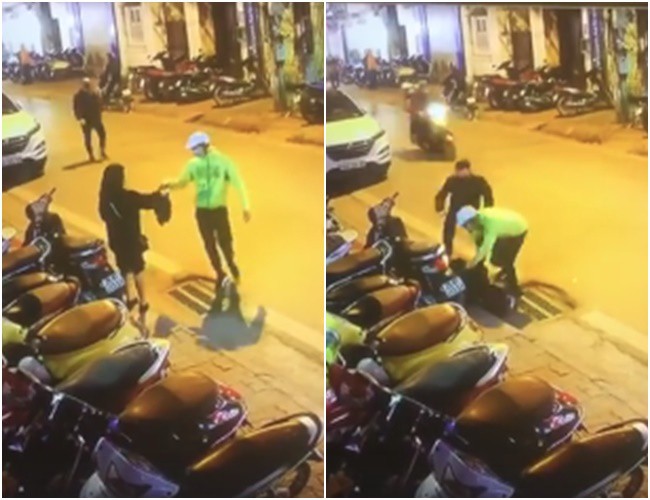 clip gay phan no dang dung cho nhan do co gai ha noi bat ngo bi 2 thanh nien gia lam shipper dam da da man