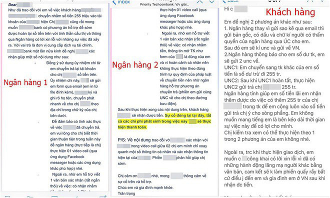 vu viec tranh cai gay gat nhan duoc 255 trieu do bi chuyen nham nhung 3 thang van chua hoan tien cho nguoi gui