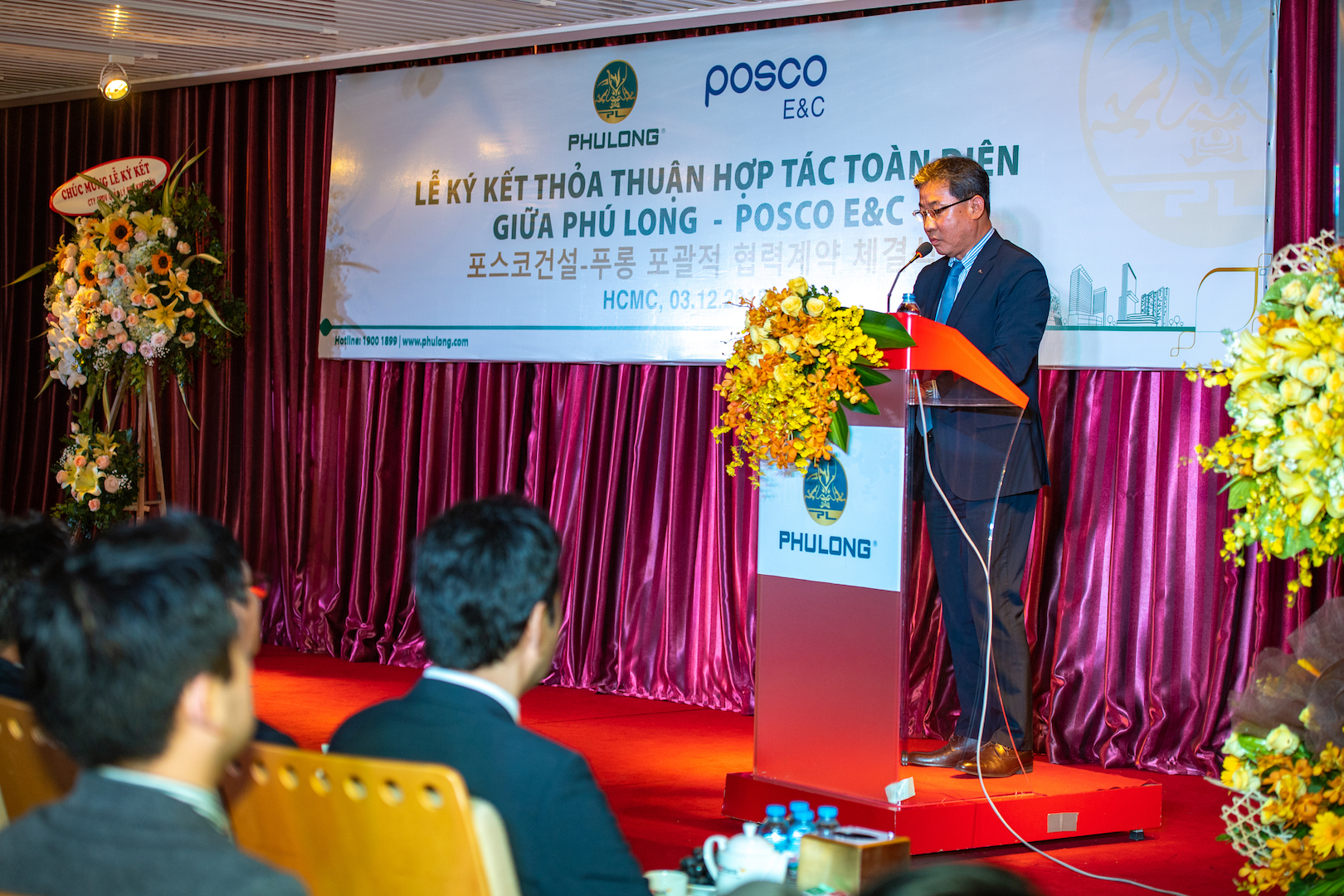 posco ec va cong ty phu long cung thoa thuan hop tac toan dien