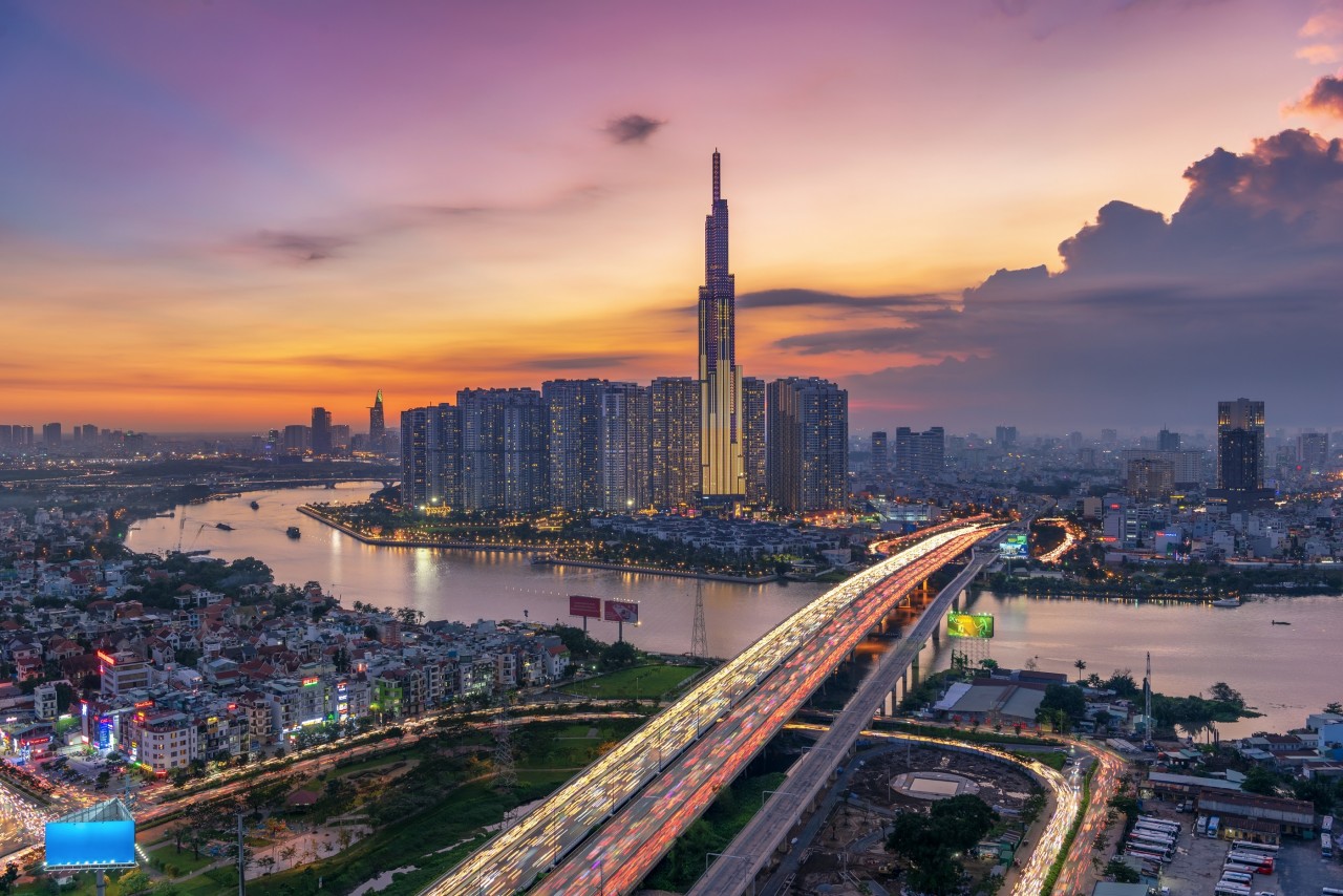 TP.HCM, trung tâm kinh tế của Việt Nam. Ảnh: Business Wire
