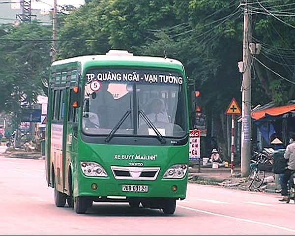lo trinh lich trinh cac tuyen xe buyt quang ngai moi nhat