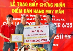 Địa điểm bán xổ số Vietlott tại Long An
