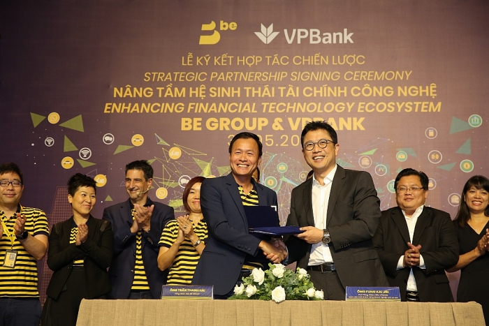 thoa thuan hop tac giua be group va vpbank huong den he sinh thai tai chinh cong nghe
