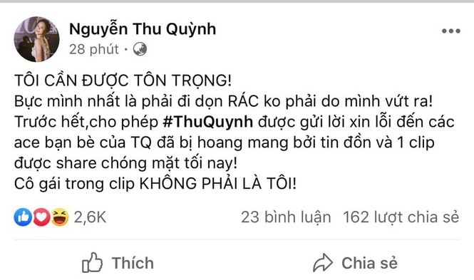 tin tu c sao vie t 1712 co hay khong clip nong cua thu quynh