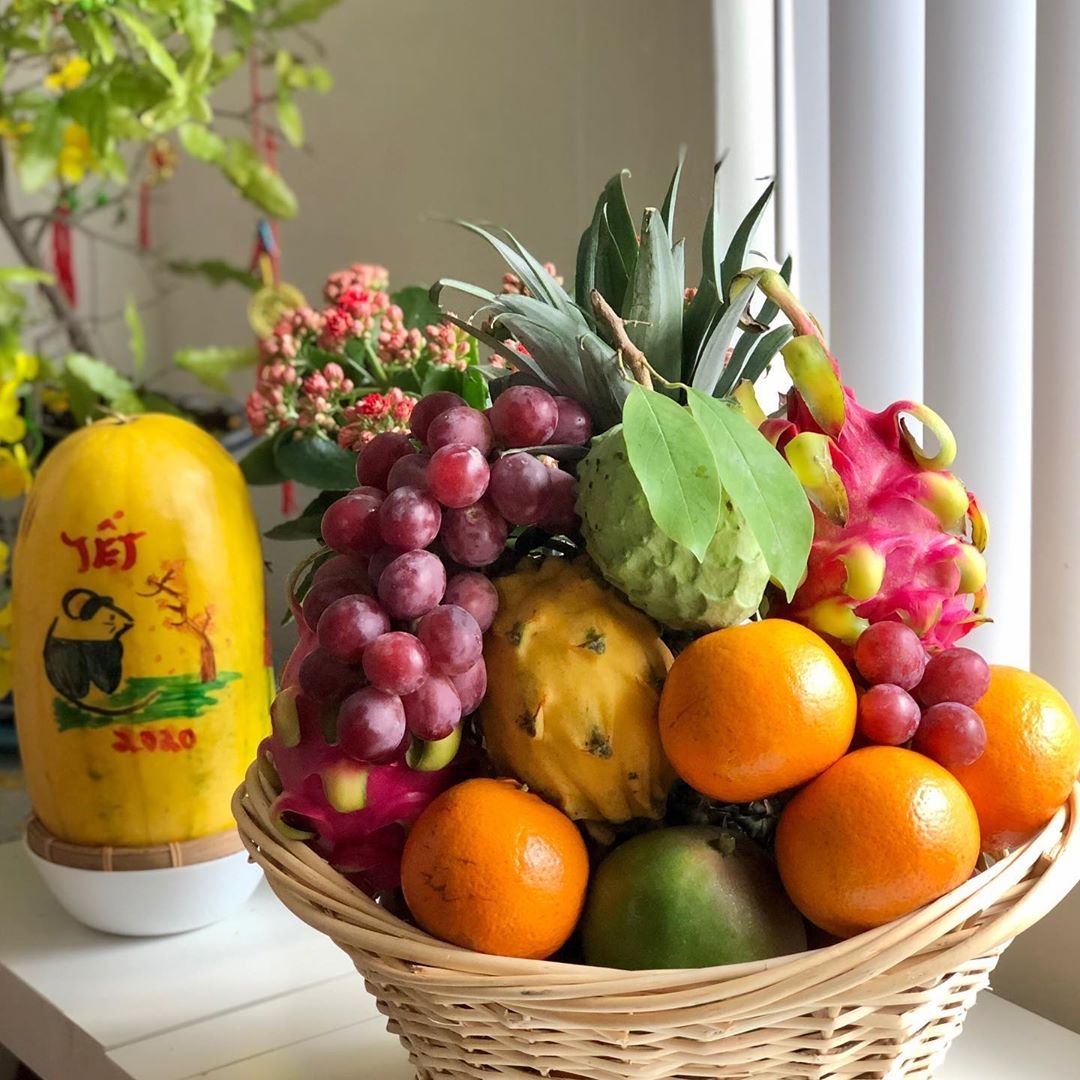 Gợi ý cách bày mâm ngũ quả ngày Tết đơn giản và đẹp goi y cach bay mam ngu qua ngay tet don gian va dep
