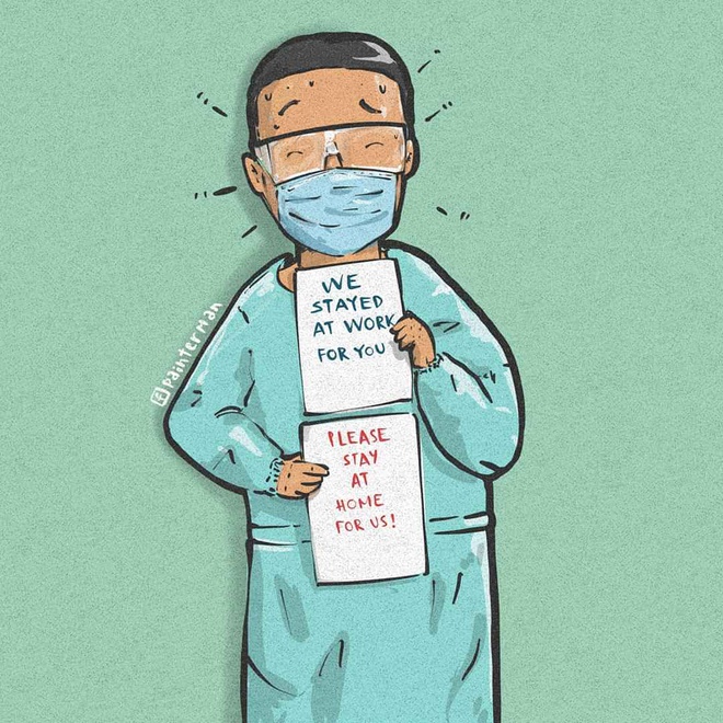 thong diep chung toi di lam vi ban hay o nha vi chung toi lan toa khap the gioi