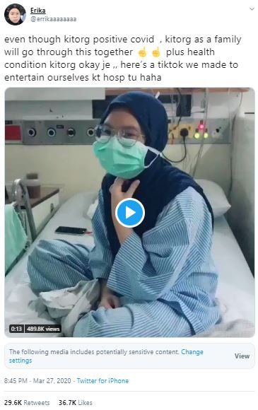 malaysia gia dinh bac si 7 nguoi nhiem covid 19 van lac quan vui ve