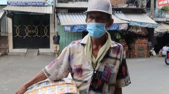 TP.HCM: Người bán vé số được hỗ trợ 750.000 đồng/người