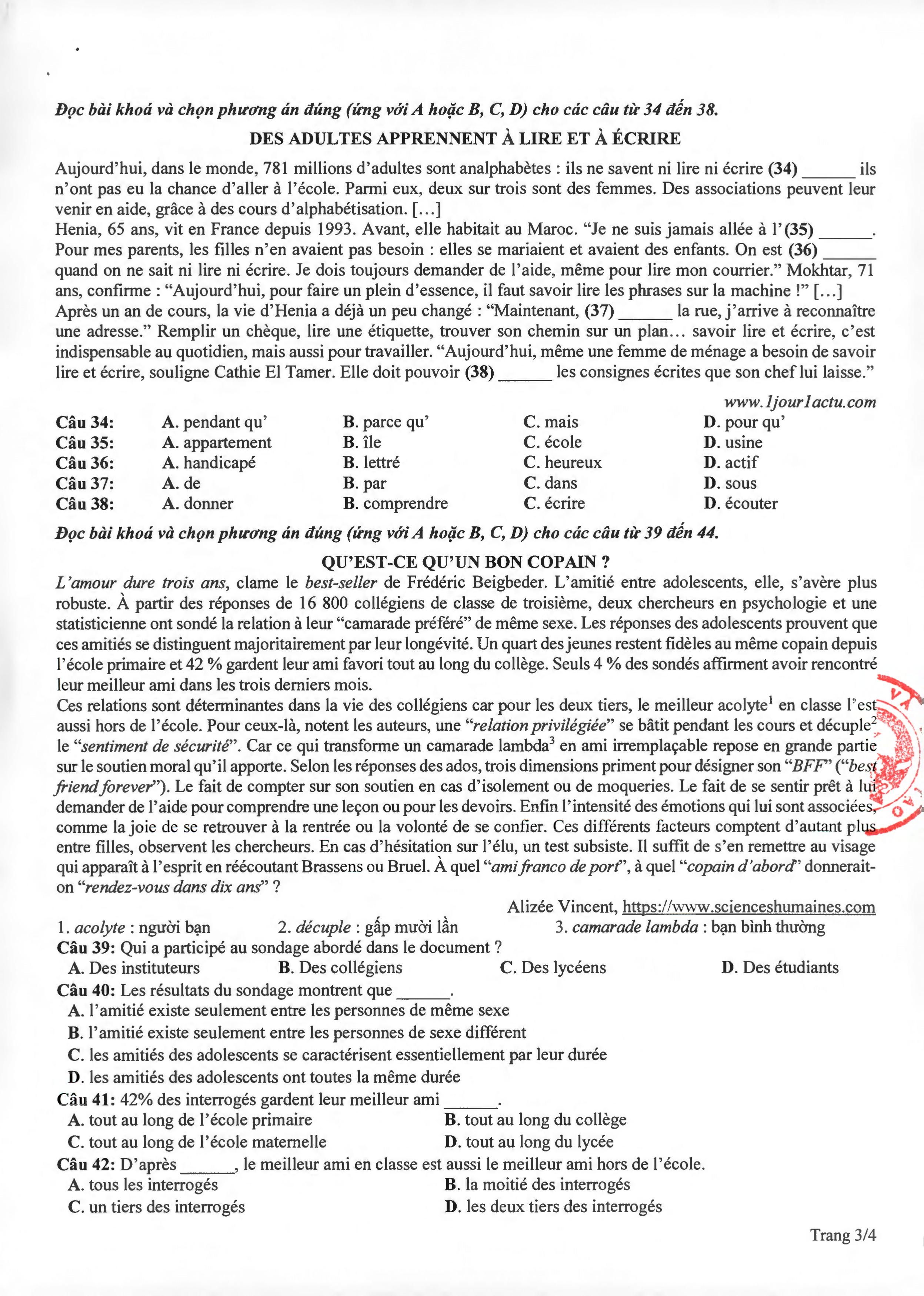 Bộ GD-ĐT công bố đề thi tham khảo kỳ thi tốt nghiệp THPT Quốc gia 2020 tất cả các môn bo gd dt cong bo de thi tham khao ky thi tot nghiep thpt quoc gia 2020 tat ca cac mon
