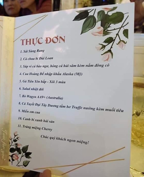 dam cuoi xa hoa nhat dat mo tien trang tri het 25 ty dong hon 30 trieu mot mam co