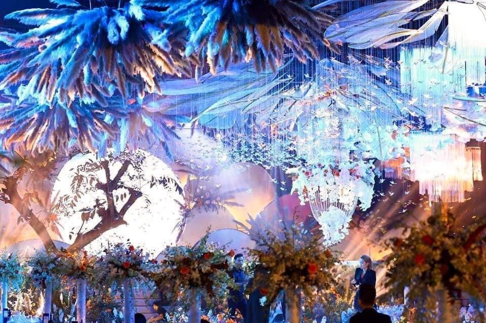 dam cuoi xa hoa nhat dat mo tien trang tri het 25 ty dong hon 30 trieu mot mam co