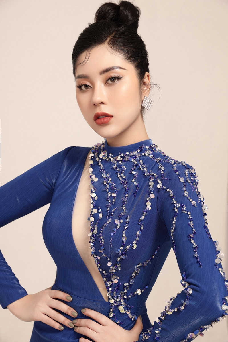 hoa hau to diep ha khoe than thai sac lanh trong bo anh moi