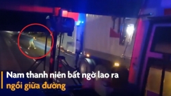 video hai hung ong gia lao ra giua quoc lo dong duc chan dau o to de xin deu