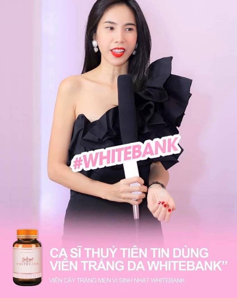thuy tien len tieng khi bi hang my pham su dung hinh anh trai phep
