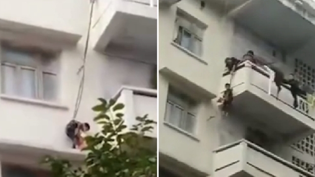 video xe tang lang lach tat dau o to con giua duong pho ha noi