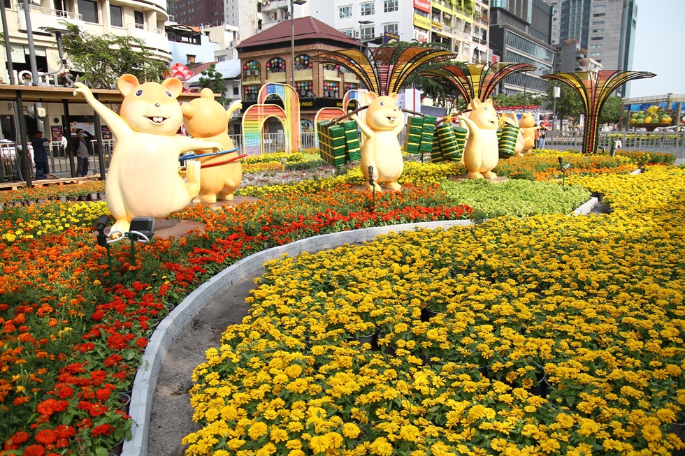 duong hoa nguyen hue diem vui choi tet 2020 thu vi nhat o tphcm