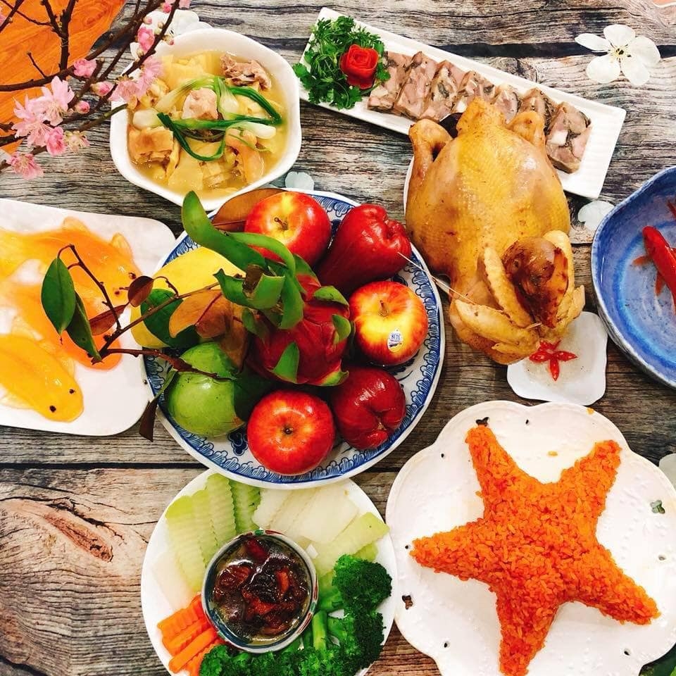 mam co ngay tet don gian can nhung mon an gi