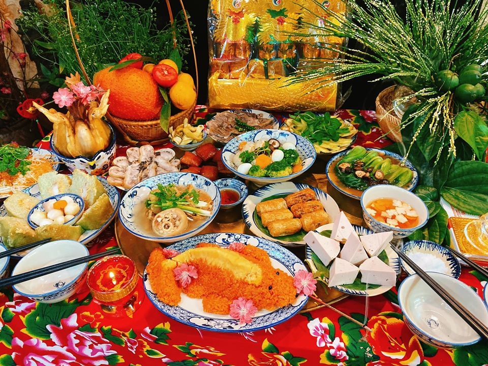 mam co ngay tet don gian can nhung mon an gi