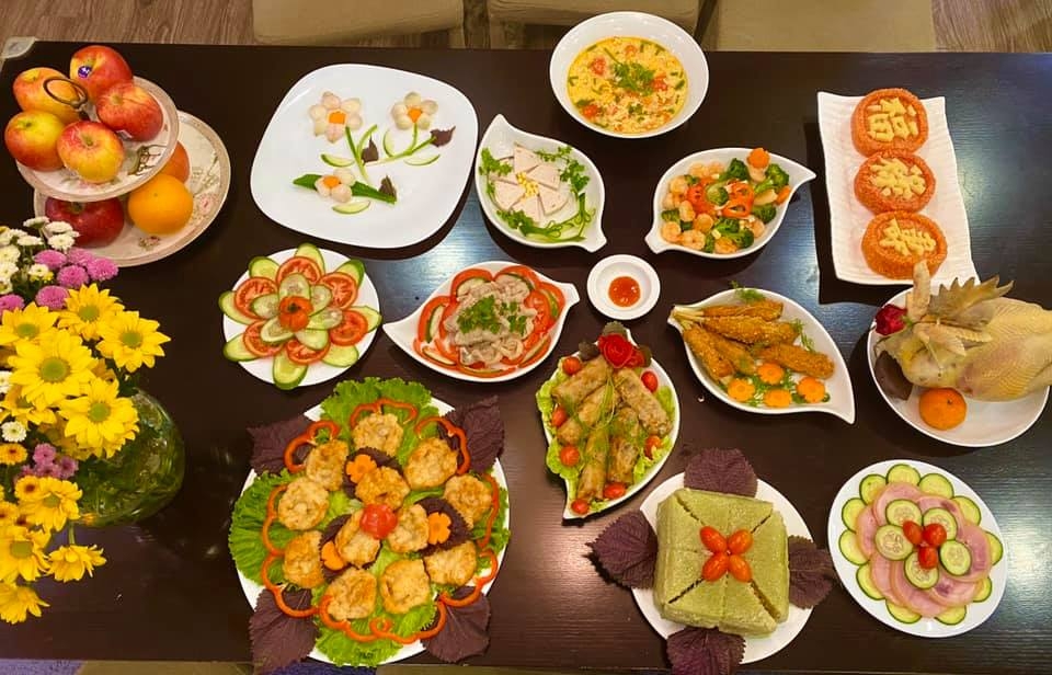 mam com mung 1 tet canh ty mong mot nam am em no du cua cac gia dinh viet