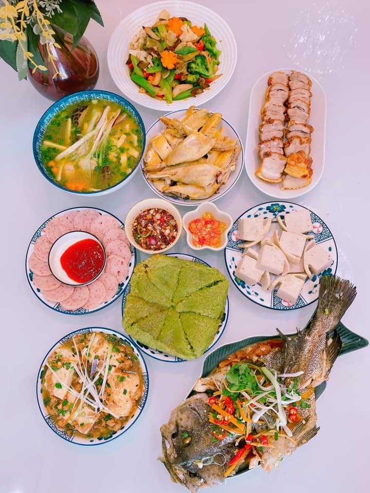 mam com mung 1 tet canh ty mong mot nam am em no du cua cac gia dinh viet